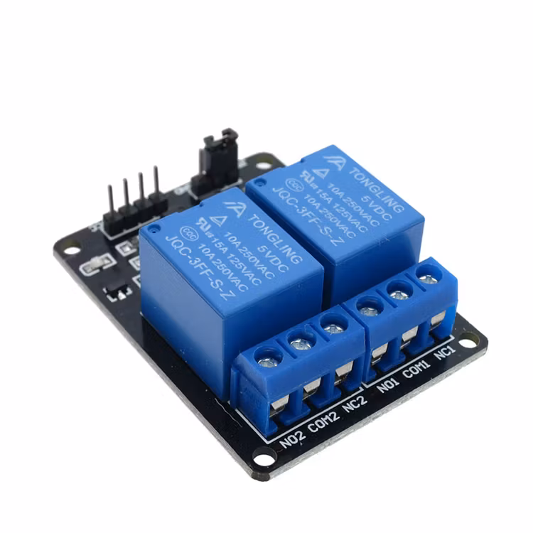 2 Channel Relay Module with Optocoupler Low Level Trigger Expansion Board