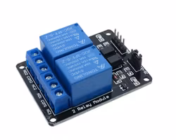 2 Channel Relay Module with Optocoupler Low Level Trigger Expansion Board