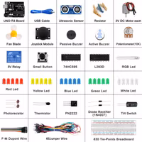 Basic Starter Kit compatible with Arduinos UNO with Tutorial