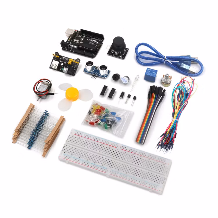 Basic Starter Kit compatible with Arduinos UNO with Tutorial