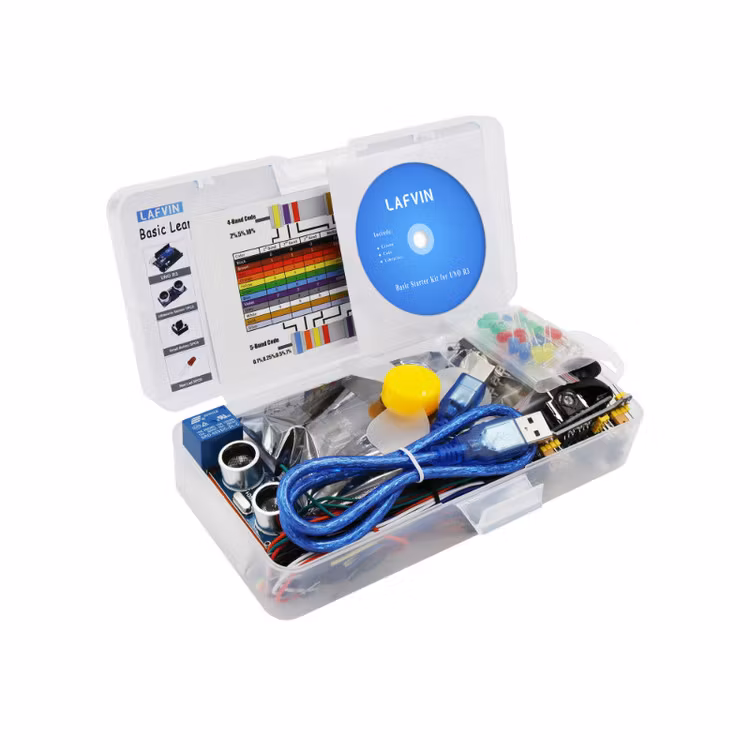 Basic Starter Kit compatible with Arduinos UNO with Tutorial