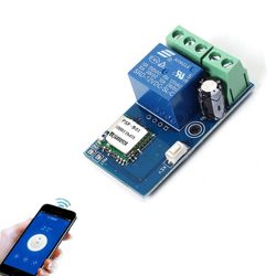 DC 12V Wireless Wifi Relay Switch Module for Android IOS Smart Home