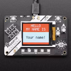 Adafruit EdgeBadge - TensorFlow Lite for Microcontrollers