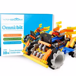 Yahboom programmable Omni:bit smart robot car with Mecanum Wheel