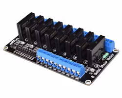 5V 8 Channel SSR Solid State Relay Module Low Level Trigger 2A 240V