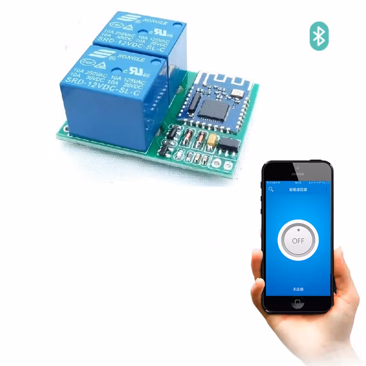 Bluetooth Relay Switch module for Mobile Phone APP