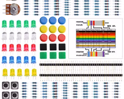 Electronics component pack compatible with Arduino Uno r3 Starter Kit