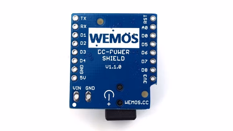 DC Power Shield for WeMos D1 Mini