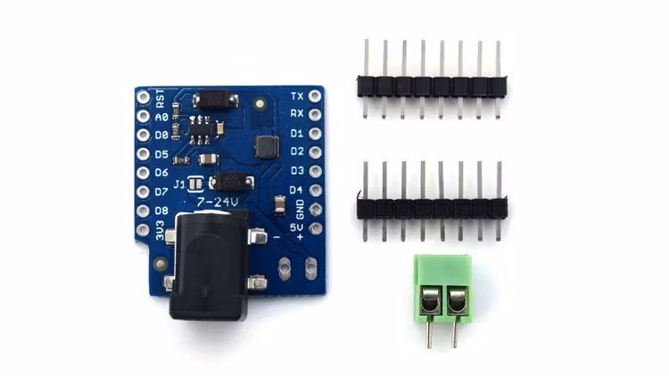 DC Power Shield for WeMos D1 Mini