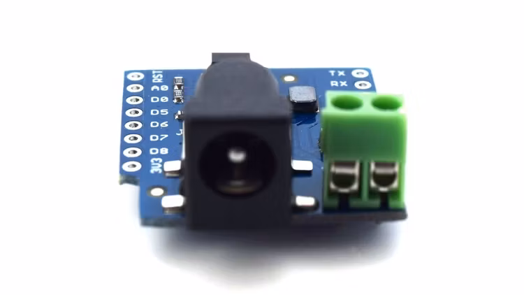 DC Power Shield for WeMos D1 Mini