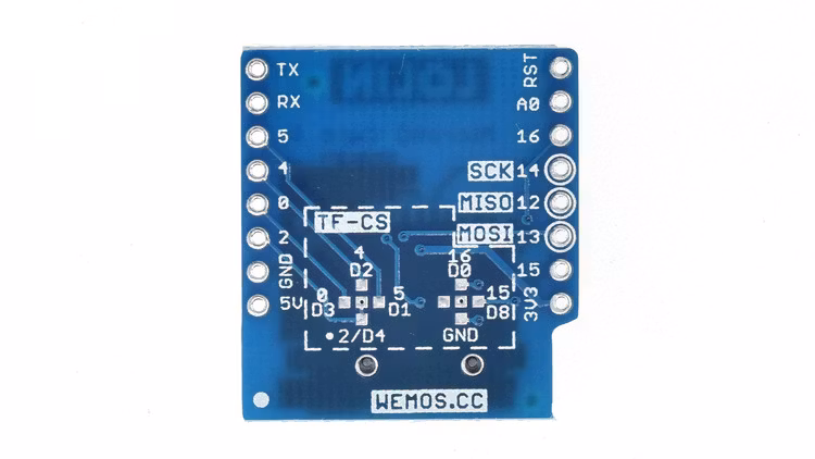 MicroSD card reader for WeMos D1 Mini
