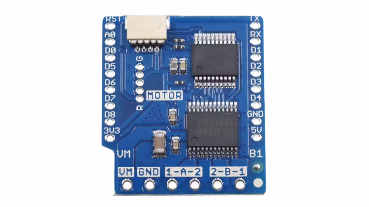 D1 mini I2C Dual Motor Driver Shield