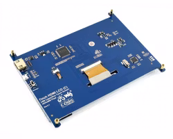 7inch Capacitive Touch Screen LCD (C), 1024×600, HDMI, IPS, Low Power
