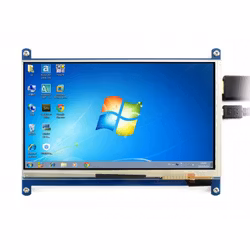 7inch Capacitive Touch Screen LCD (C), 1024×600, HDMI, IPS, Low Power