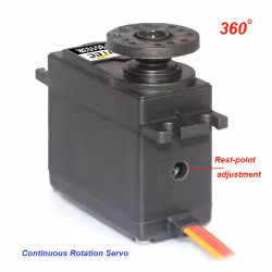 360 Degrees Continuous Rotation Servo