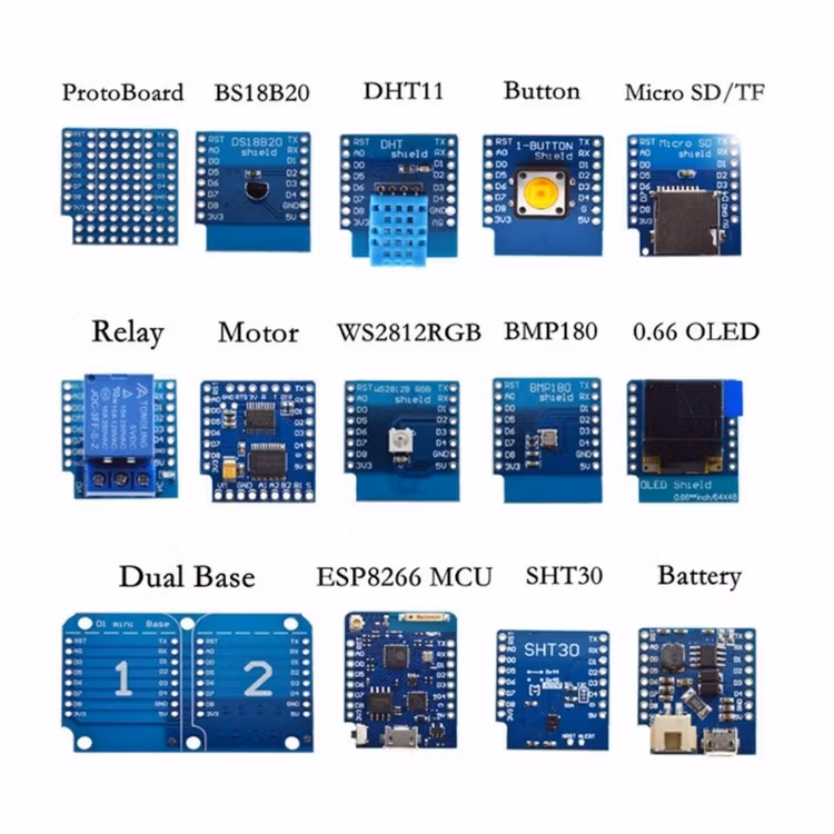 15 IN 1 D1 mini Pro WiFi development board KIT NodeMcu Lua mini D1 PRO wifi ESP8266 based on ESP8266