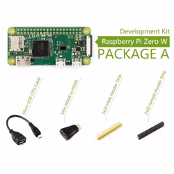 Raspberry Pi Zero W with Basic Components A