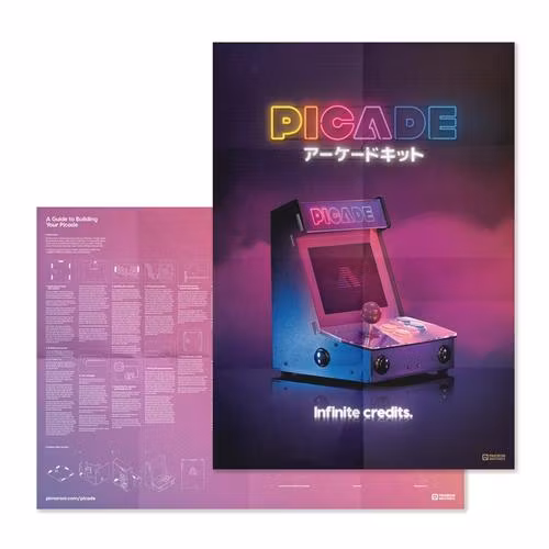 Picade - Raspberry Pi 4 Arcade Machine 8 inch