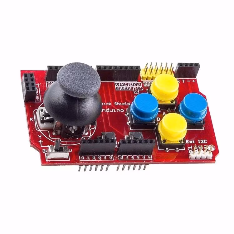 Joystick shield, kompatibel med Arduino