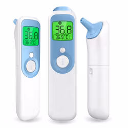 Digital 4 IN 1 Forehead & Ear infrared Thermometer with LED Display