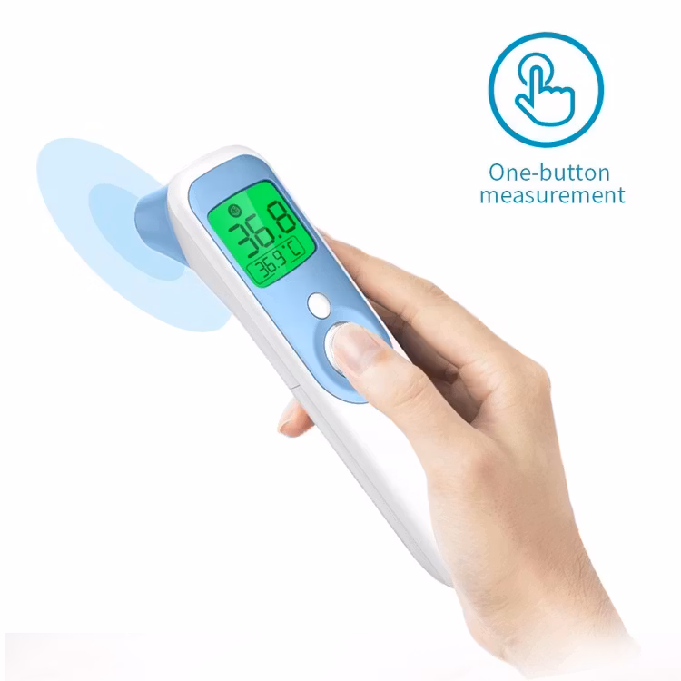 Digital 4 IN 1 Forehead & Ear infrared Thermometer with LED Display