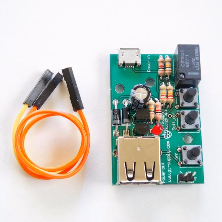 Pi Supply Switch - On/Off Power Switch for Raspberry Pi