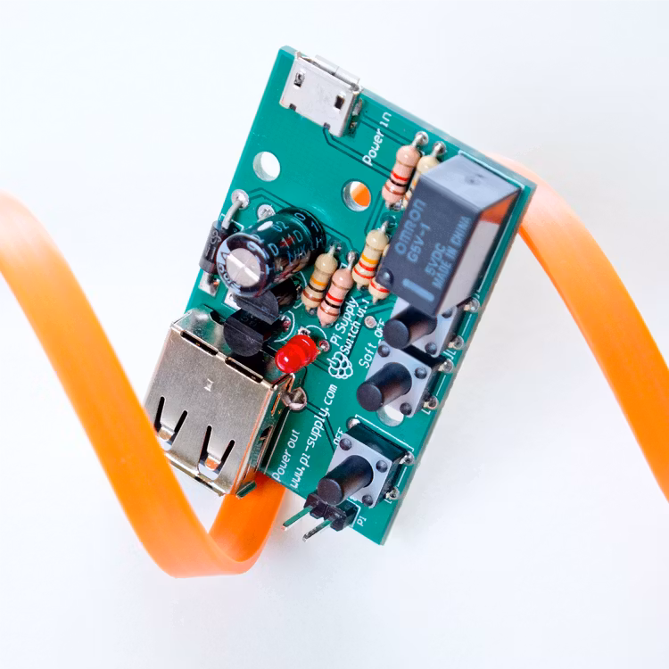 Pi Supply Switch - On/Off Power Switch for Raspberry Pi