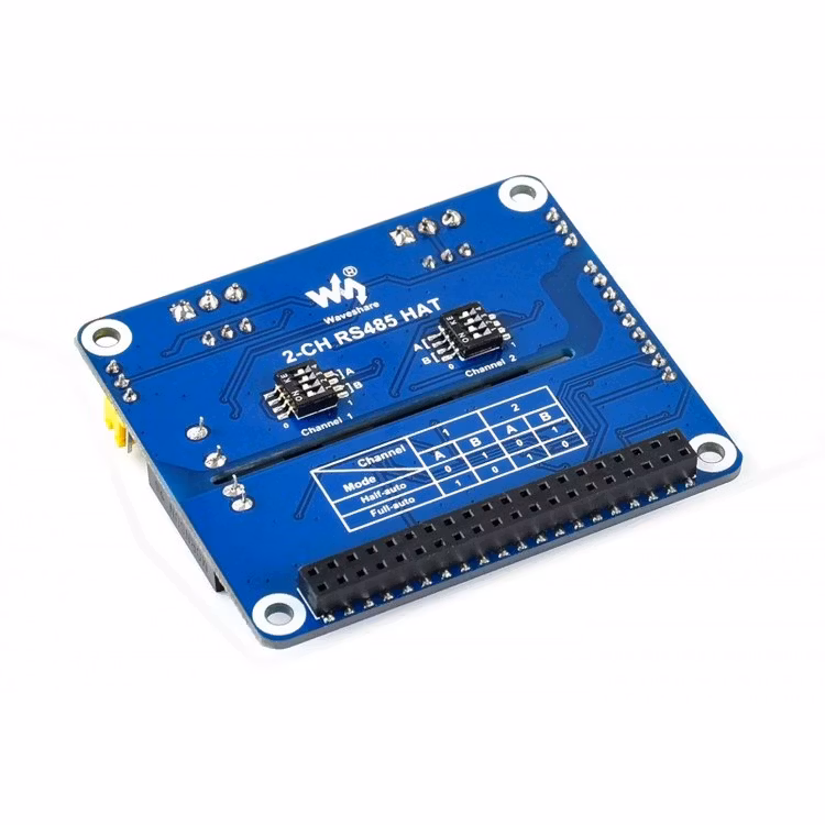 2-Channel Isolated RS485 Expansion HAT for Raspberry Pi
