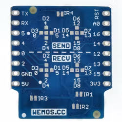 IR Controller Shield V1.0.0 for LOLIN D1 mini Infrared sensors