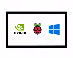 10.1inch Capacitive Touch Screen LCD (E), 1024×600, HDMI, IPS, Fully Laminated Screen