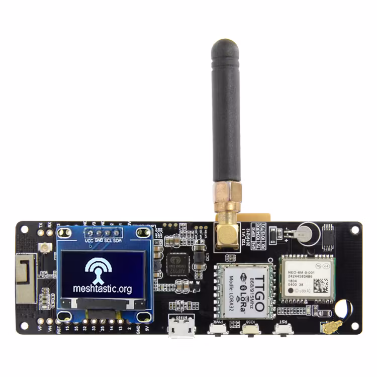 LILYGO® TTGO Meshtastic T-Beam V1.1 ESP32 433/868 Mhz WiFi Bluetooth ESP32 GPS NEO-6M SMA