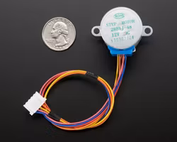 Small Reduction Stepper Motor - 12VDC 32-Step 1/16 Gearing