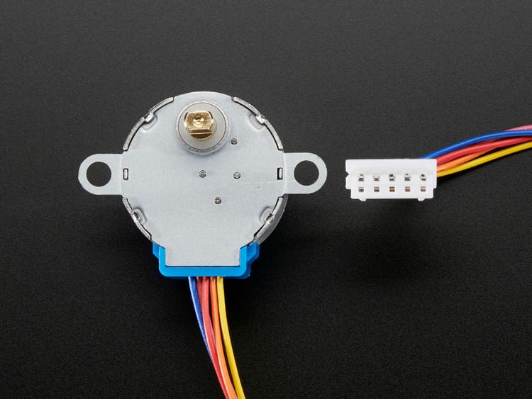 Small Reduction Stepper Motor - 12VDC 32-Step 1/16 Gearing