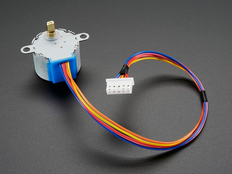 Small Reduction Stepper Motor - 12VDC 32-Step 1/16 Gearing
