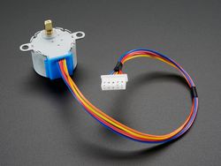 Small Reduction Stepper Motor - 12VDC 32-Step 1/16 Gearing