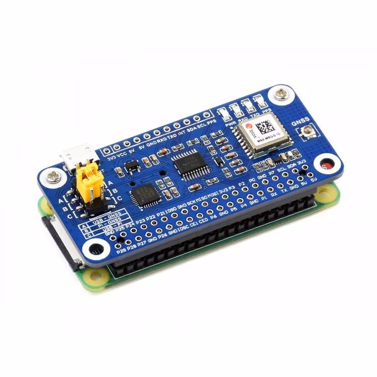 MAX-M8Q GNSS HAT for Raspberry Pi, Multi-constellation Receiver Support, GPS, Beidou, Galileo, GLONASS
