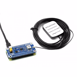 MAX-M8Q GNSS HAT for Raspberry Pi, Multi-constellation Receiver Support, GPS, Beidou, Galileo, GLONASS