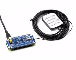 MAX-7Q GNSS HAT for Raspberry Pi, GPS, GLONASS, QZSS, SBAS