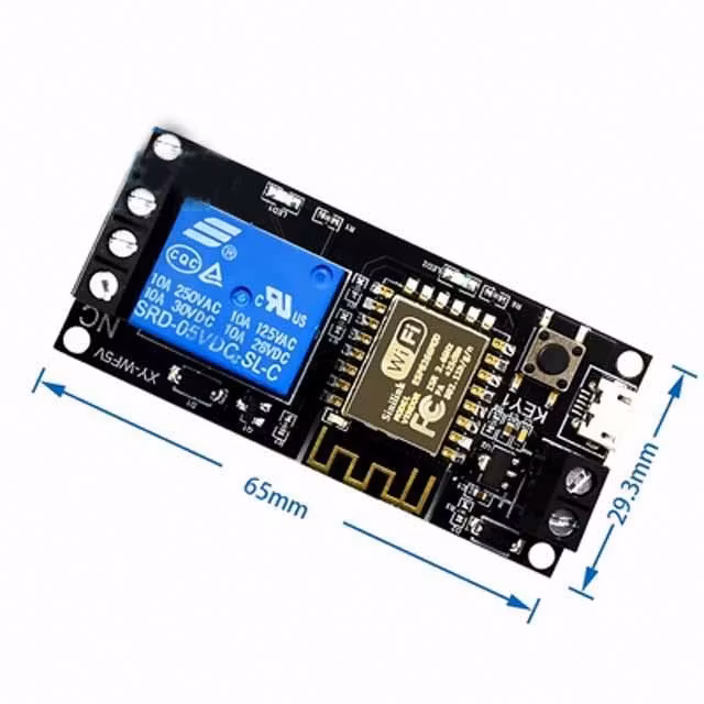 WIFI mobile phone remote control relay module DC6V~36V For smart home phone APP