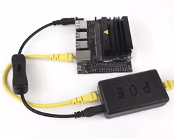 Jetson Nano 5V 4A Active PoE Splitter power button Gigabit Power Over Ethernet