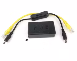 Jetson Nano 5V 4A Active PoE Splitter power button Gigabit Power Over Ethernet
