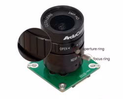 Arducam High Quality Camera for Jetson Nano and Xavier NX, 12.3MP 1/2.3 Inch IMX477 HQ Camera Module with 6mm CS-Mount Lens