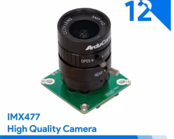 Arducam High Quality Camera for Jetson Nano and Xavier NX, 12.3MP 1/2.3 Inch IMX477 HQ Camera Module with 6mm CS-Mount Lens