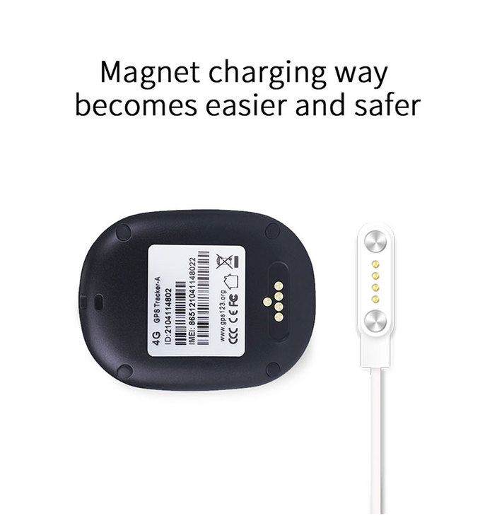 4G GPS mini tracker äldre och barn SOS alarm långtidsbatteri