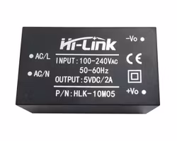 HLK-10M05 ac dc power converter isolated output 100-240V  to 5V 2A 10W