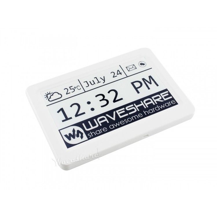 800×480, 7.5inch E-Ink display HAT for Raspberry Pi