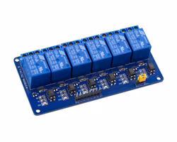 6 Channel Low Level Relay Module with light coupling Expansion Board