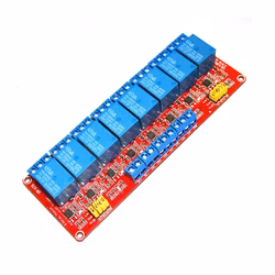 8 Channel Relay Module with Optocoupler Support High and Low Level Trigger