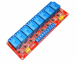 8 Channel Relay Module with Optocoupler Support High and Low Level Trigger