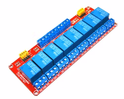 8 Channel Relay Module with Optocoupler Support High and Low Level Trigger